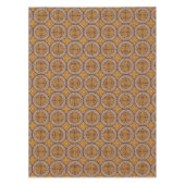 中世の鳥のテーブルクロス テーブルクロス (正面)