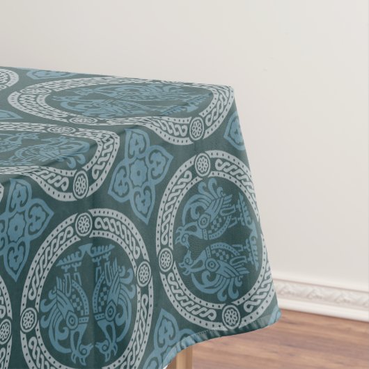 中世の鳥のテーブルクロス テーブルクロス (インサイチュ)