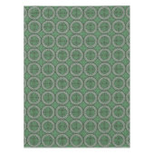 中世の鳥のテーブルクロス テーブルクロス (正面)