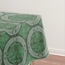 中世の鳥のテーブルクロス テーブルクロス