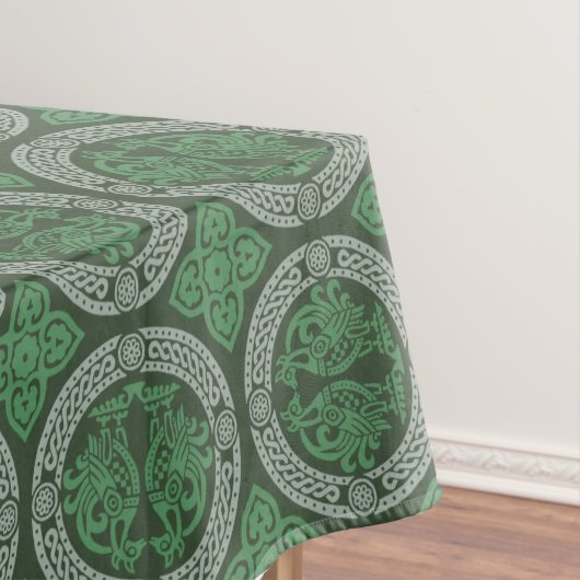 中世の鳥のテーブルクロス テーブルクロス (インサイチュ)