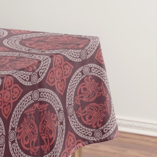 中世の鳥のテーブルクロス テーブルクロス (インサイチュ)