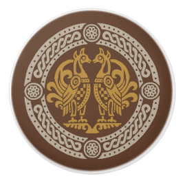 中世の鳥 セラミックノブ