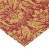 中世の鷹と猟犬のパターン テーブルクロス (アングル)