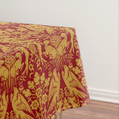 中世の鷹と猟犬のパターン テーブルクロス (インサイチュ)