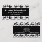 中世の鹿と木, 名刺テンプレート 名刺 (正面/裏面)