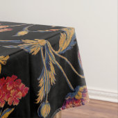中世の黒の花 テーブルクロス (インサイチュ)