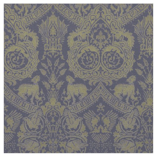 中世の13世紀のパターン ファブリック (クローズアップ)