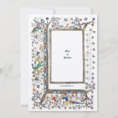 中世の1415年の照明結婚の 招待状 (裏面)