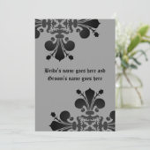 中世の（紋章の）フラ・ダ・リ結婚ズ 招待状 (スタンド正面)