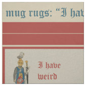 中世の「趣味風変わり」 DIYマグラグ ファブリック (見本)