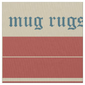 中世の「趣味風変わり」 DIYマグラグ ファブリック (クローズアップ)