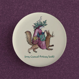 中世の「金カジュアル曜日」 缶バッジ