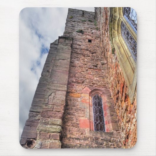 中世のChepstow Castle Monmoutshire，ウェールズ，英国 マウスパッド (正面)