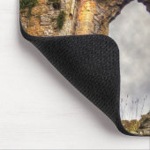 中世のChepstow Castle Monmoutshire，ウェールズ，英国 マウスパッド (コーナー)