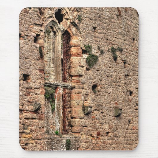 中世のChepstow Castle Monmoutshire，ウェールズ，英国 マウスパッド (正面)