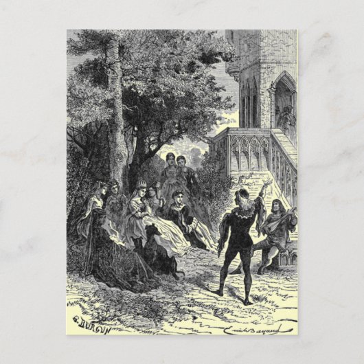 中世はがき ポストカード (正面)