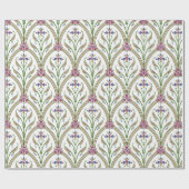 中世アイリスパターン ラッピングペーパー (フラット)