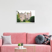 中世アイルランドの城、アンティーク庭園&タワー キャンバスプリント (インサイチュ (リビング))