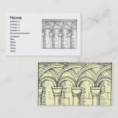 中世アーキテクチャの名刺 名刺 (正面/裏面)