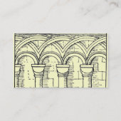 中世アーキテクチャの名刺 名刺 (裏面)