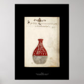 中世イタリアン錬金術ポスタープレート9 ポスター (正面)