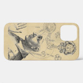 中世イラストレーション人間考え Case-Mate iPhoneケース (裏面 (横))