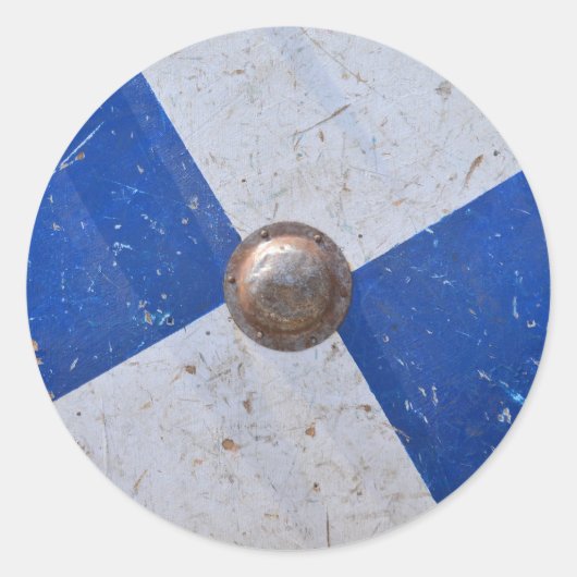 中世ウッドメタルシールド戦用武器ナイト・アーマー ラウンドシール (正面)