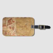 中世エジプト古代の象形文字 ラゲッジタグ (正面横)