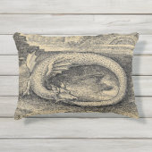 中世オロボロス・ドラゴン アウトドアクッション (正面)