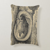 中世オロボロス・ドラゴン アウトドアクッション (裏面(縦))