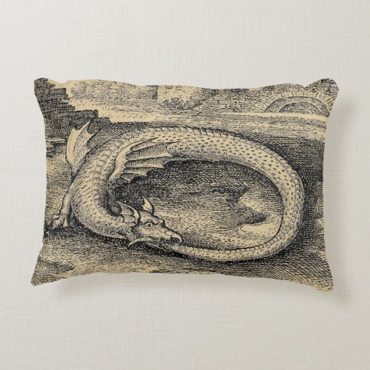 中世オロボロス・ドラゴン アウトドアクッション (裏面)