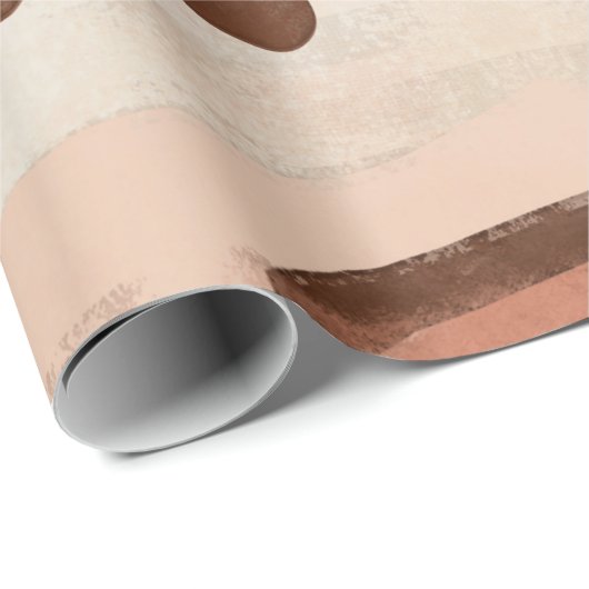 中世オーガニック紀のモダン抽象芸術アートデコパージュ ラッピングペーパー (ロールコーナー)