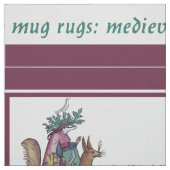 中世カジュアル「金曜日」 DIY Mug Rugs ファブリック (見本)