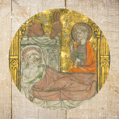 中世カトリック教会クリスマス出生 ラウンドシール