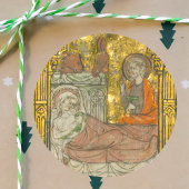 中世カトリック教会クリスマス出生 ラウンドシール