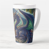 中世カラフルドラゴン城 カフェラテマグ (右アングル)