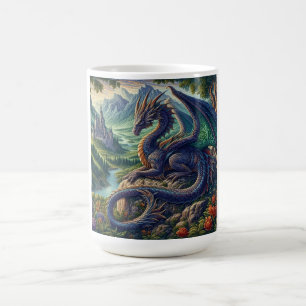 中世カラフルドラゴン城 コーヒーマグカップ