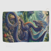 中世カラフルドラゴン城 ゴルフタオル (横)