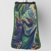 中世カラフルドラゴン城 ゴルフヘッドカバー (回転90)