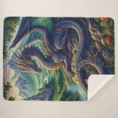 中世カラフルドラゴン城 シェルパブランケット (正面(横))