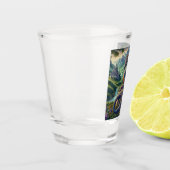 中世カラフルドラゴン城 ショットグラス (左)