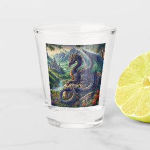 中世カラフルドラゴン城 ショットグラス
