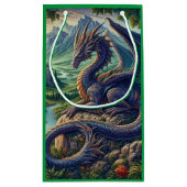 中世カラフルドラゴン城 スモールペーパーバッグ (裏面)