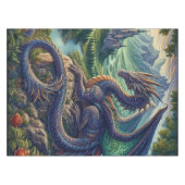 中世カラフルドラゴン城 テーブルクロス (正面(横))