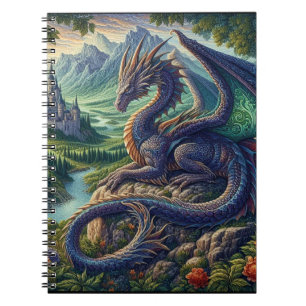 中世カラフルドラゴン城 ノートブック