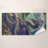 中世カラフルドラゴン城 バスタオル (バスタオル)