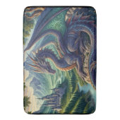 中世カラフルドラゴン城 バスマット (正面縦)