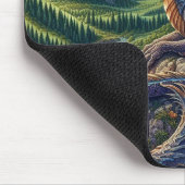 中世カラフルドラゴン城 マウスパッド (コーナー)