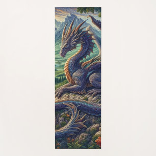 中世カラフルドラゴン城 ヨガマット